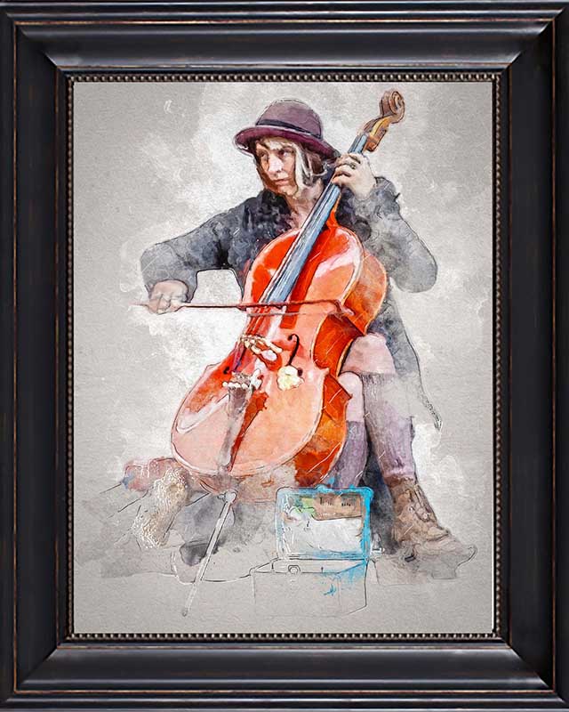 the cellist