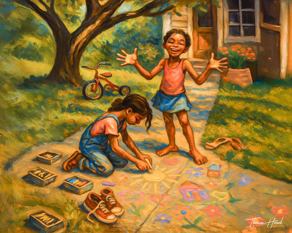sidewalk chalk artists